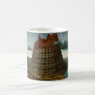Caneca De Café A Torre de Babel (por Pieter Bruegel, o Velho)