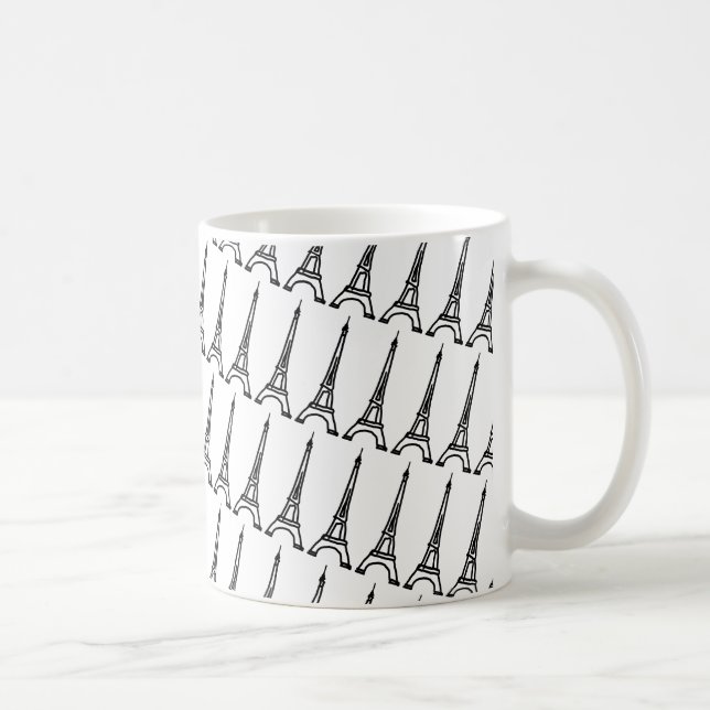 Caneca De Café A Torre Eiffel (Direita)