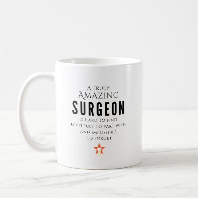Caneca De Café A Truly Amazing Surgeon Personalized (Esquerda)