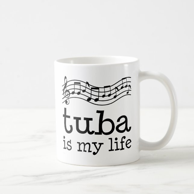 Caneca De Café A tuba é minha vida (Direita)