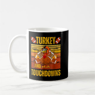 Caneca De Café A Turquia E Os Touchdowns De Futebol