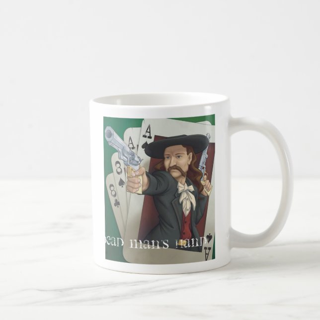 Caneca De Café A última mão de Bill selvagem (Direita)
