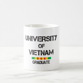 Caneca De Café A universidade do formando de Vietnam afligiu 1