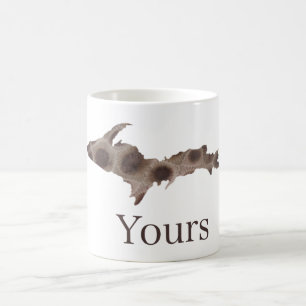 Caneca De Café A UP, no norte do Michigan humor, no alto