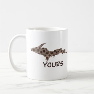 Caneca De Café A UP, no norte do Michigan humor, no alto