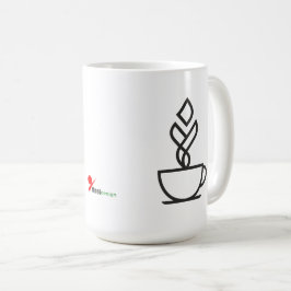 Caneca de Café a Vapor Geométrica | Arte de Linha