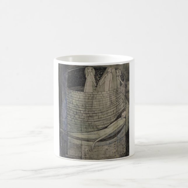 Caneca De Café A verdade está no fundo do poço (Centro)