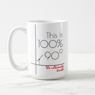 Caneca De Café A Verdade Final tem graça personalizável