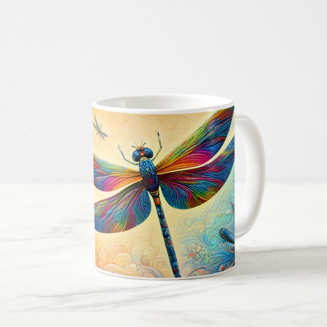 Caneca De Café A Viagem da Dragonfly (Frente Esquerda)
