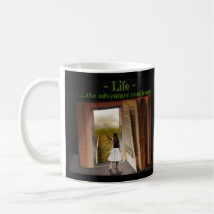 Caneca De Café A vida, a aventura continua