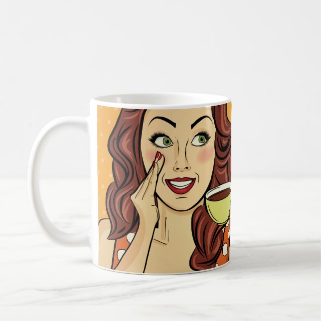 Caneca De Café "A vida acontece quando você está fazendo colchas. (Esquerda)