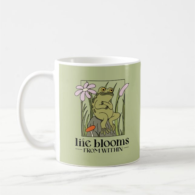 Caneca De Café A vida brilha de dentro (Esquerda)