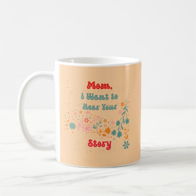 Caneca De Café A vida da mãe é um Design divertido e significante (Esquerda)