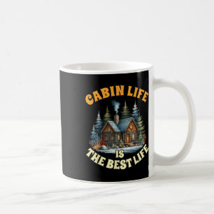 Caneca De Café A vida de acampamento em cabine de camping é a mel
