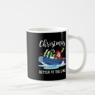 Caneca De Café A vida de Natal é melhor no barco do amante do lag