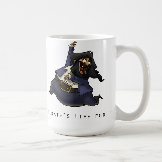 Caneca De Café A vida de um pirata para mim (Direita)