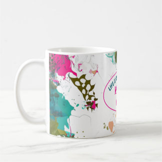 Caneca De Café A vida desagradável faz arte
