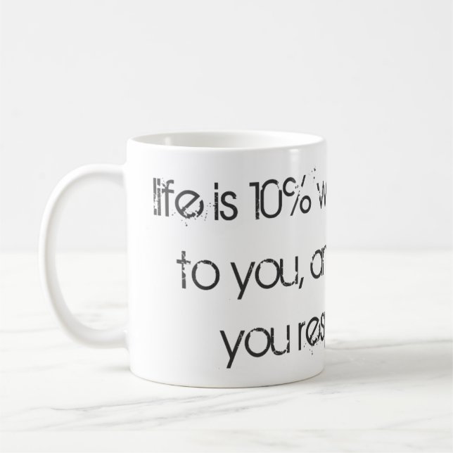 Caneca De Café A vida é... (Esquerda)