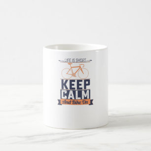 Caneca De Café A vida é bicicleta curta
