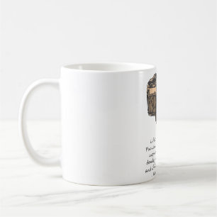 Caneca De Café A vida é como uma câmara de fotos Citação e Ilustr