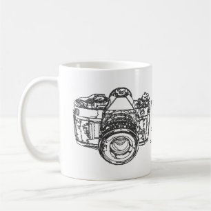 Caneca De Café A vida é como uma citação de câmera