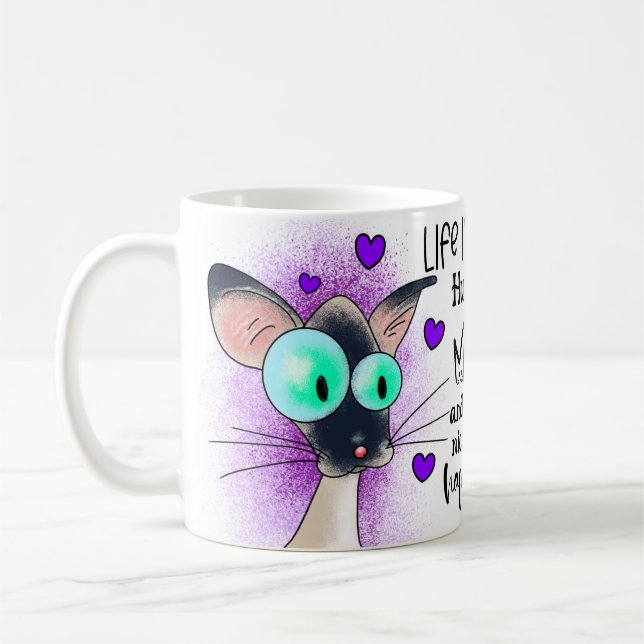 Caneca De Café A vida é curta (Esquerda)