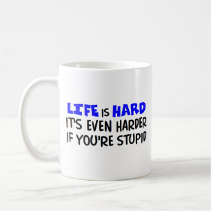 Caneca De Café a vida é duro