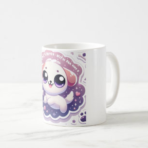 Caneca De Café A vida é melhor com o pinto-pinto-pinto-pinto-pint
