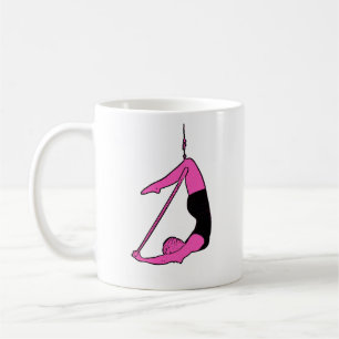 Caneca De Café A vida é melhor de cabeça para baixo - lyra