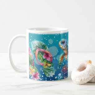Caneca De Café a vida é melhor na praia