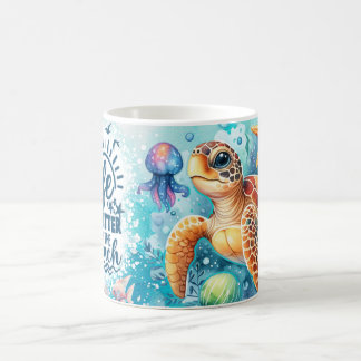 Caneca De Café a vida é melhor na praia