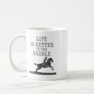 Caneca De Café A vida é melhor na sela