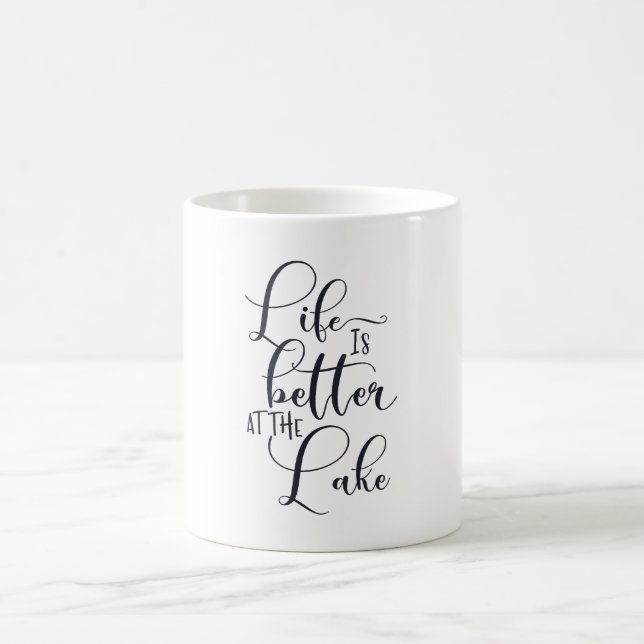 Caneca De Café A vida é melhor no lago (Centro)