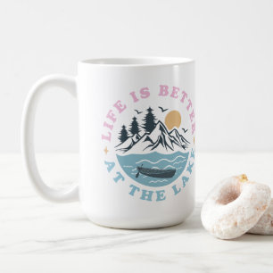 Caneca De Café A vida é melhor no lago