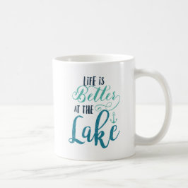 Caneca De Café A vida é melhor no lago