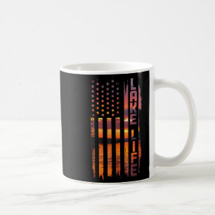 Caneca De Café A Vida É Melhor No Lago ntoon Embarcações