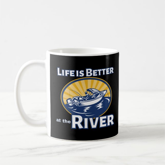 Caneca De Café A vida é melhor no rio (Esquerda)