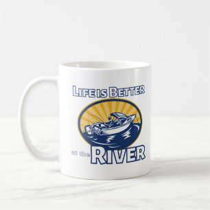 Caneca De Café A vida é melhor no rio
