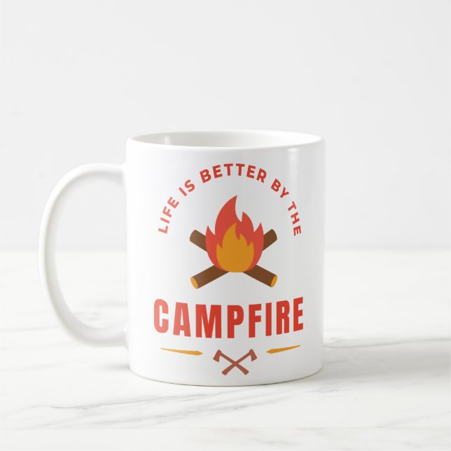 Caneca De Café A vida é melhor pelo campanheiro (Esquerda)