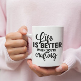 Caneca De Café A vida é melhor quando você está trabalhando