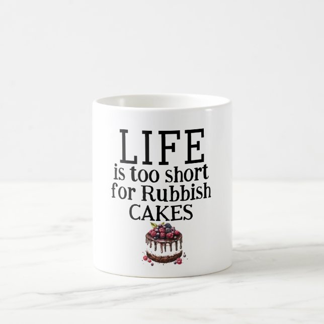 Caneca de Café A VIDA É MUITO CURTA (Centro)