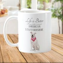 A vida é o Melhor Americano Staffordshire