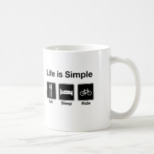 Caneca De Café A vida é simples come o passeio do sono