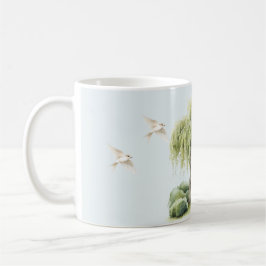 Caneca De Café A vida é uma árvore de sonho Pássaros