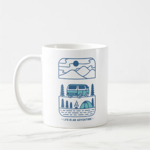 Caneca De Café A vida é uma aventura 2