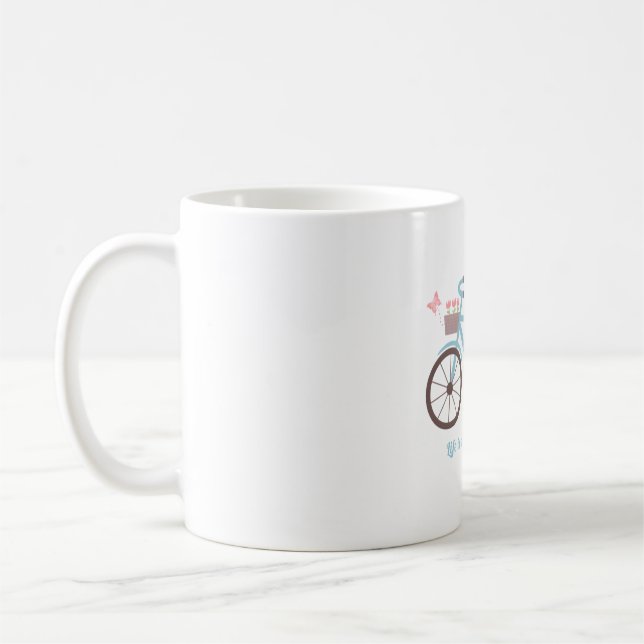 Caneca De Café A vida é uma bela bicicleta (Esquerda)