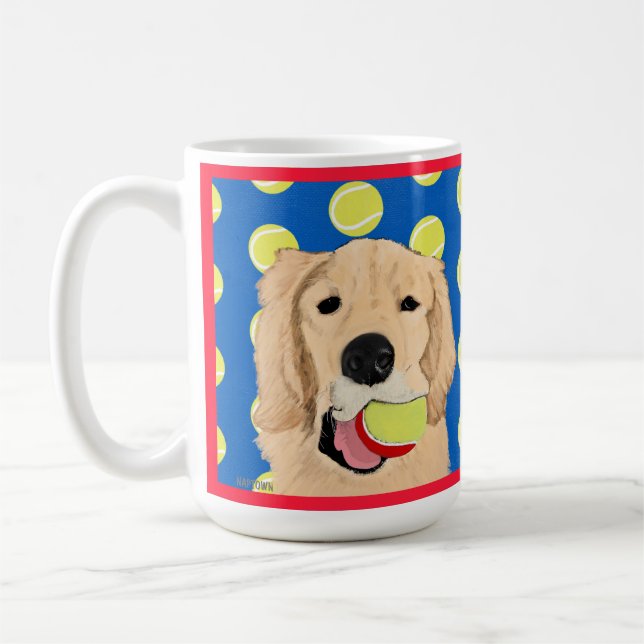 Caneca De Café A vida é uma cãibra amarela (Esquerda)