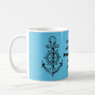 Caneca De Café A vida é uma jornada, eu prefiro a minha na água!