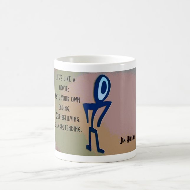 Caneca De Café A vida gosta de um filme (Centro)