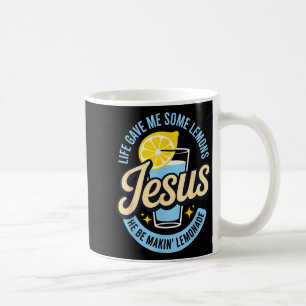 Caneca De Café A Vida Me Deu Alguns Limões Jesus Ele Está Fazendo